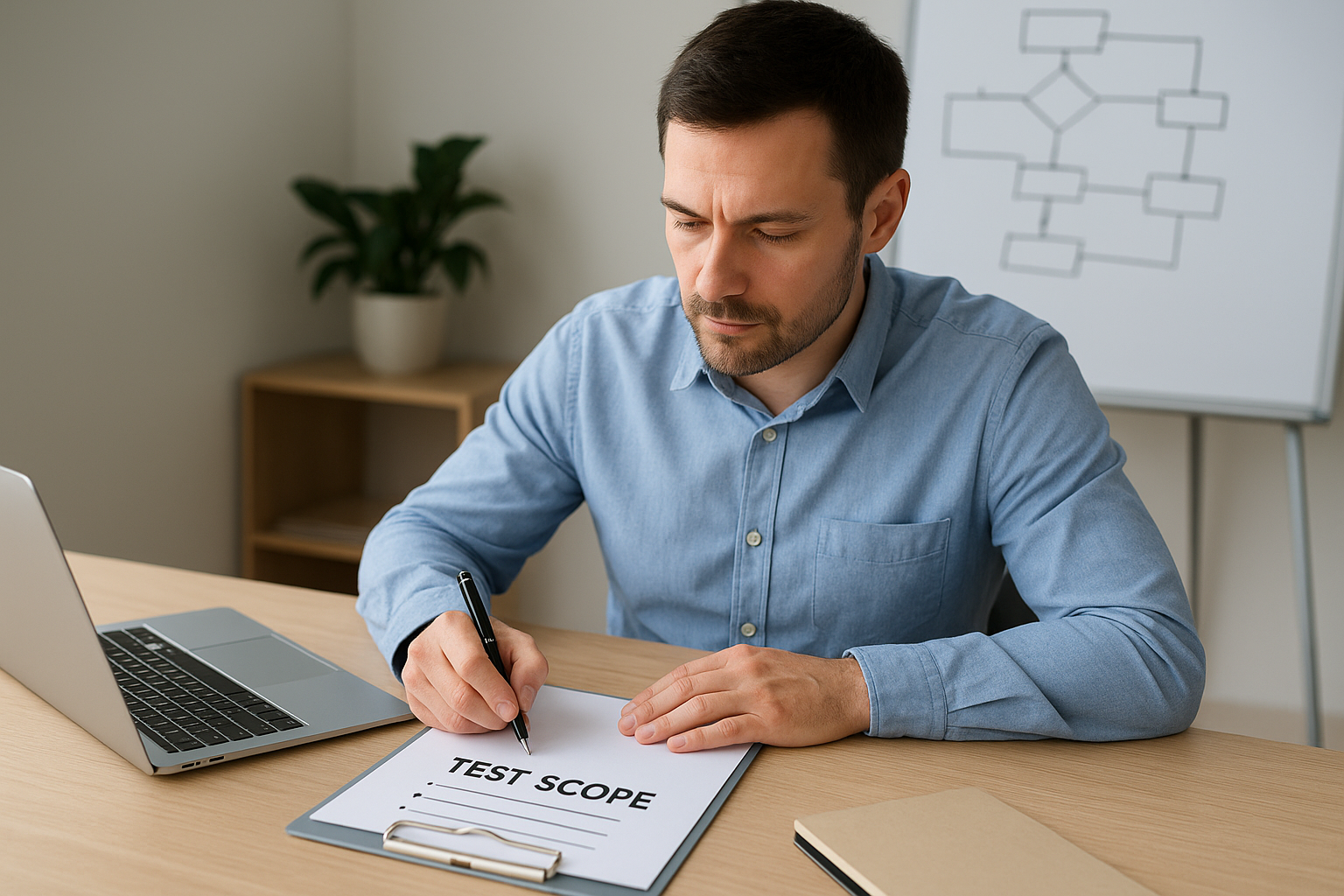 Define your test scope before you schedule anything
