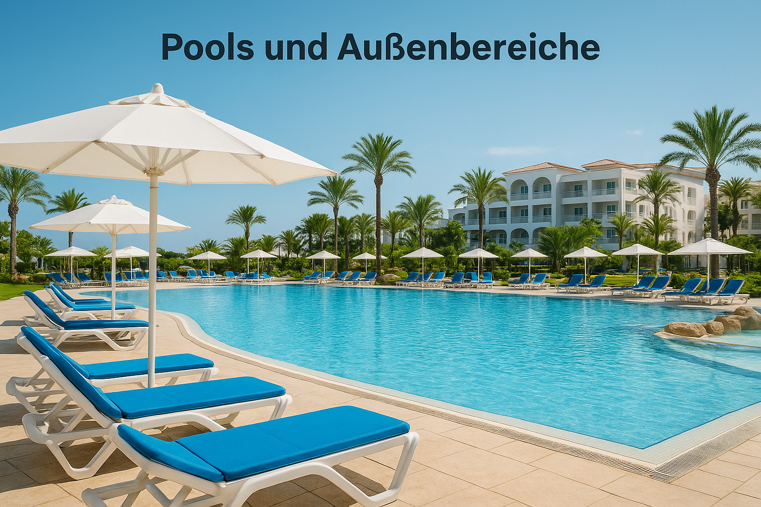 Pools und Außenbereiche