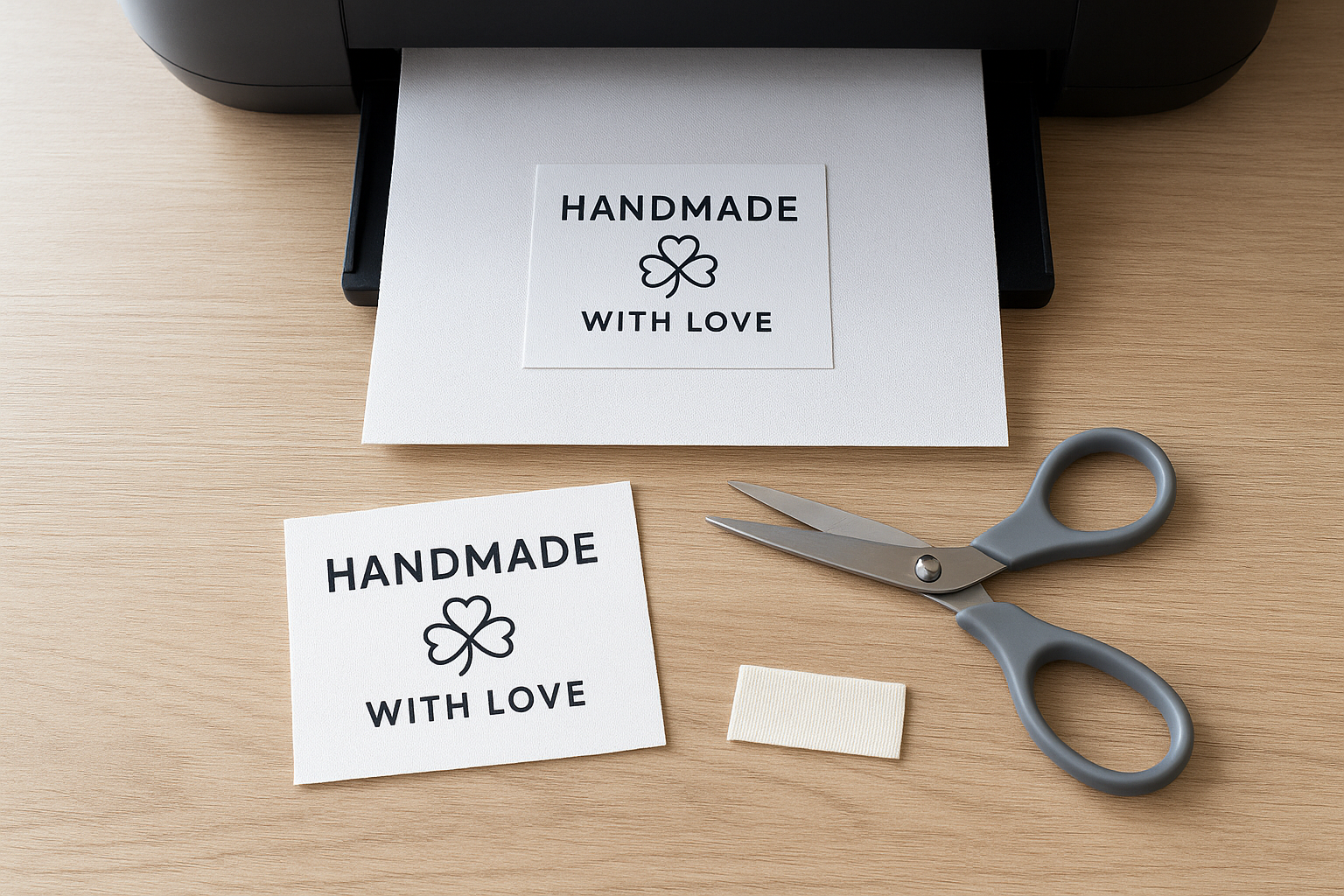 Print on printable fabric sheets