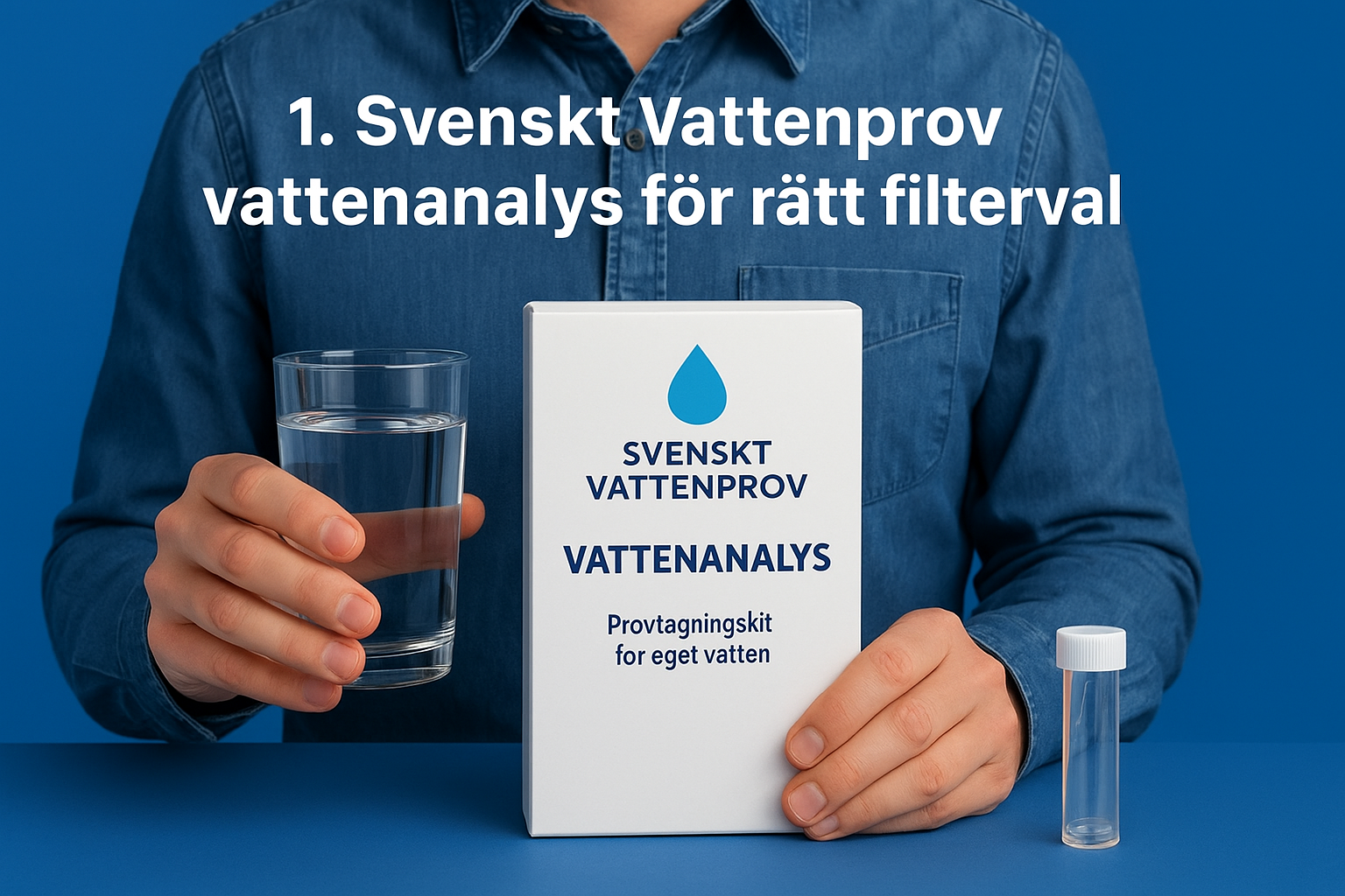 1. Svenskt Vattenprov vattenanalys för rätt filterval