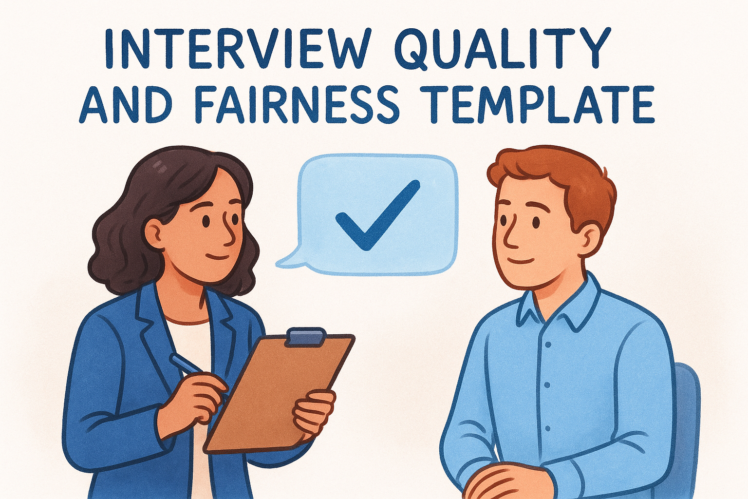 4. Interview quality and fairness template