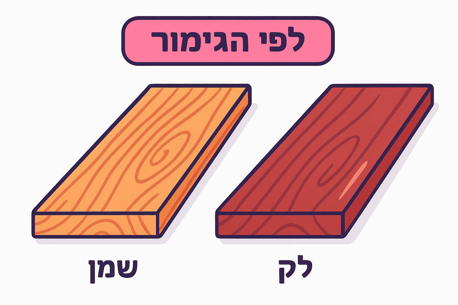 לפי הגימור