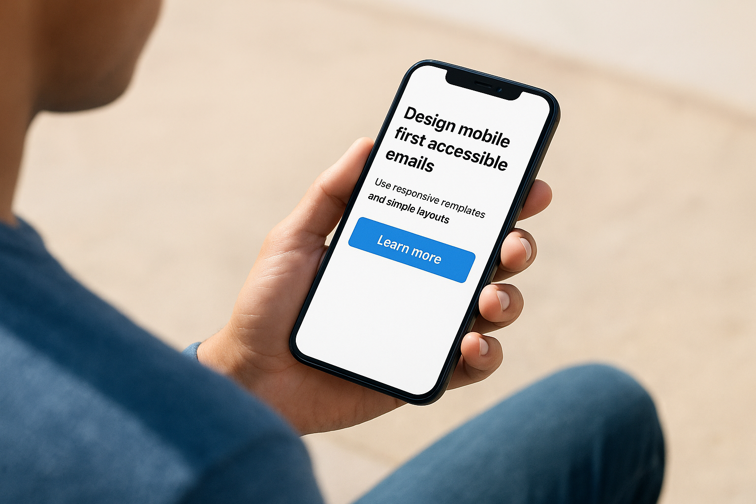 Use responsive templates and simple layouts