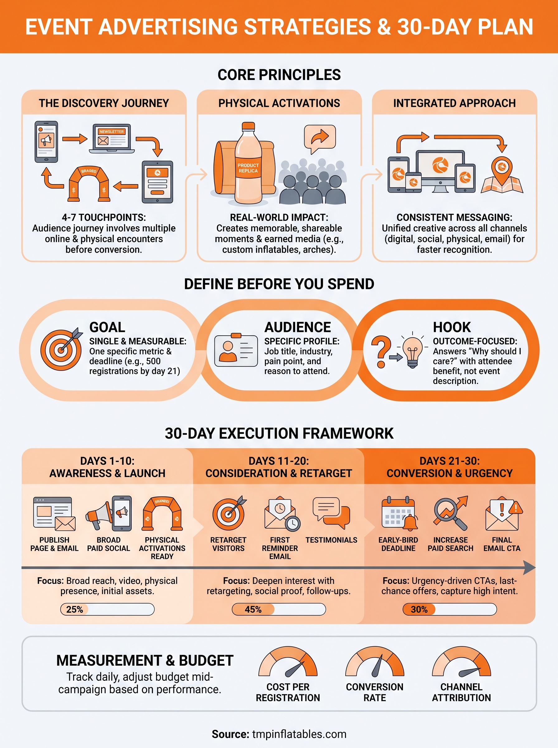 event advertising infographic