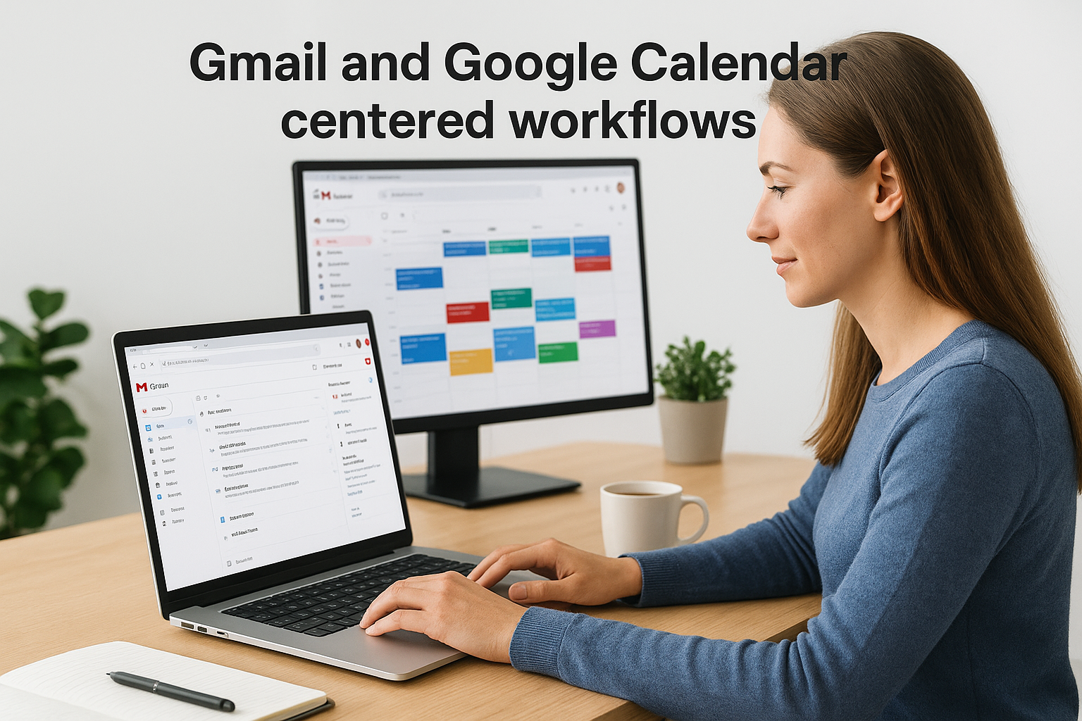 Gmail and Google Calendar centered workflows