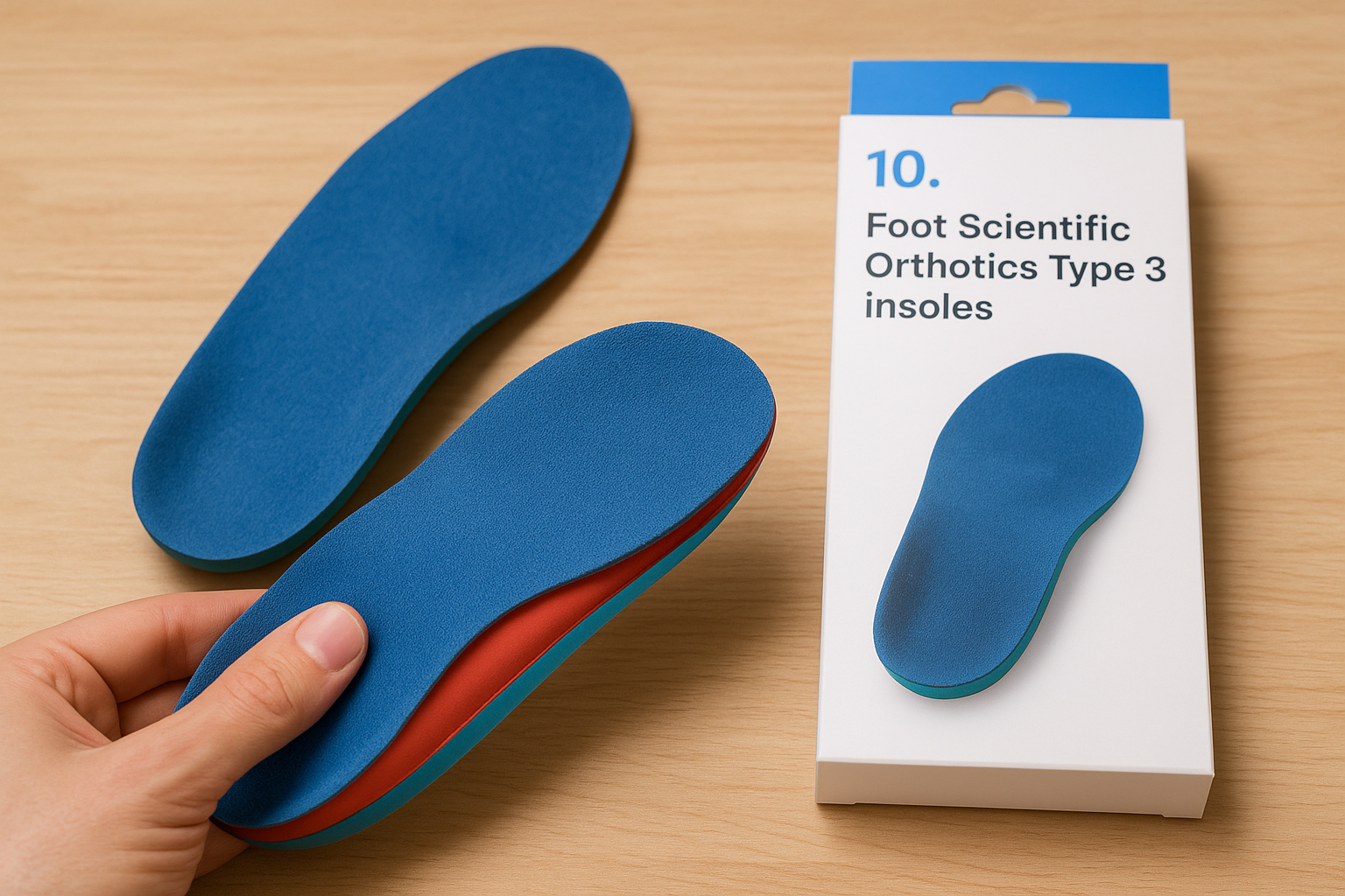 10. Foot Scientific Orthotics Type 3 insoles