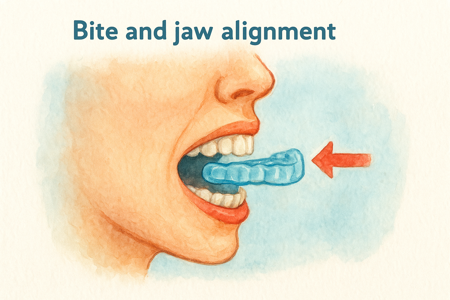 Bite and jaw alignment changes