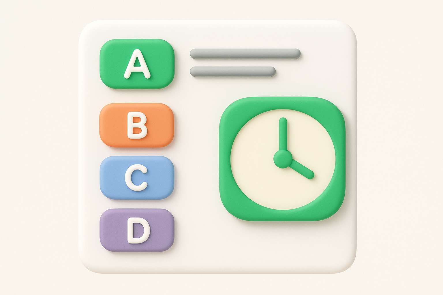Answer options that make analysis easier