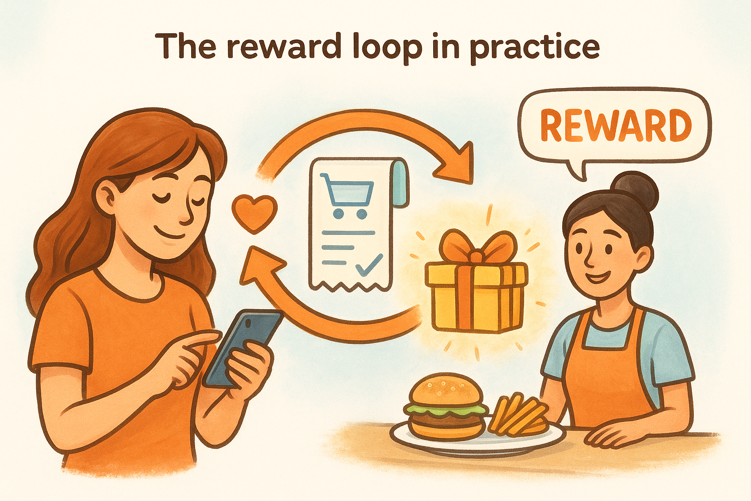 The reward loop in practice