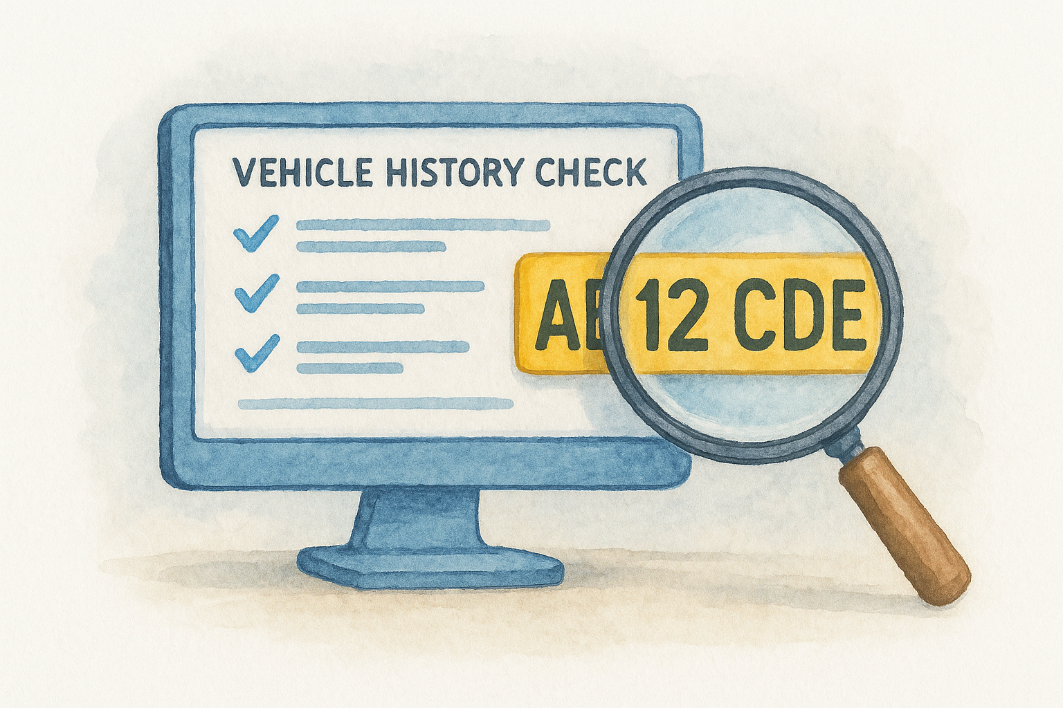 What a vehicle history check covers