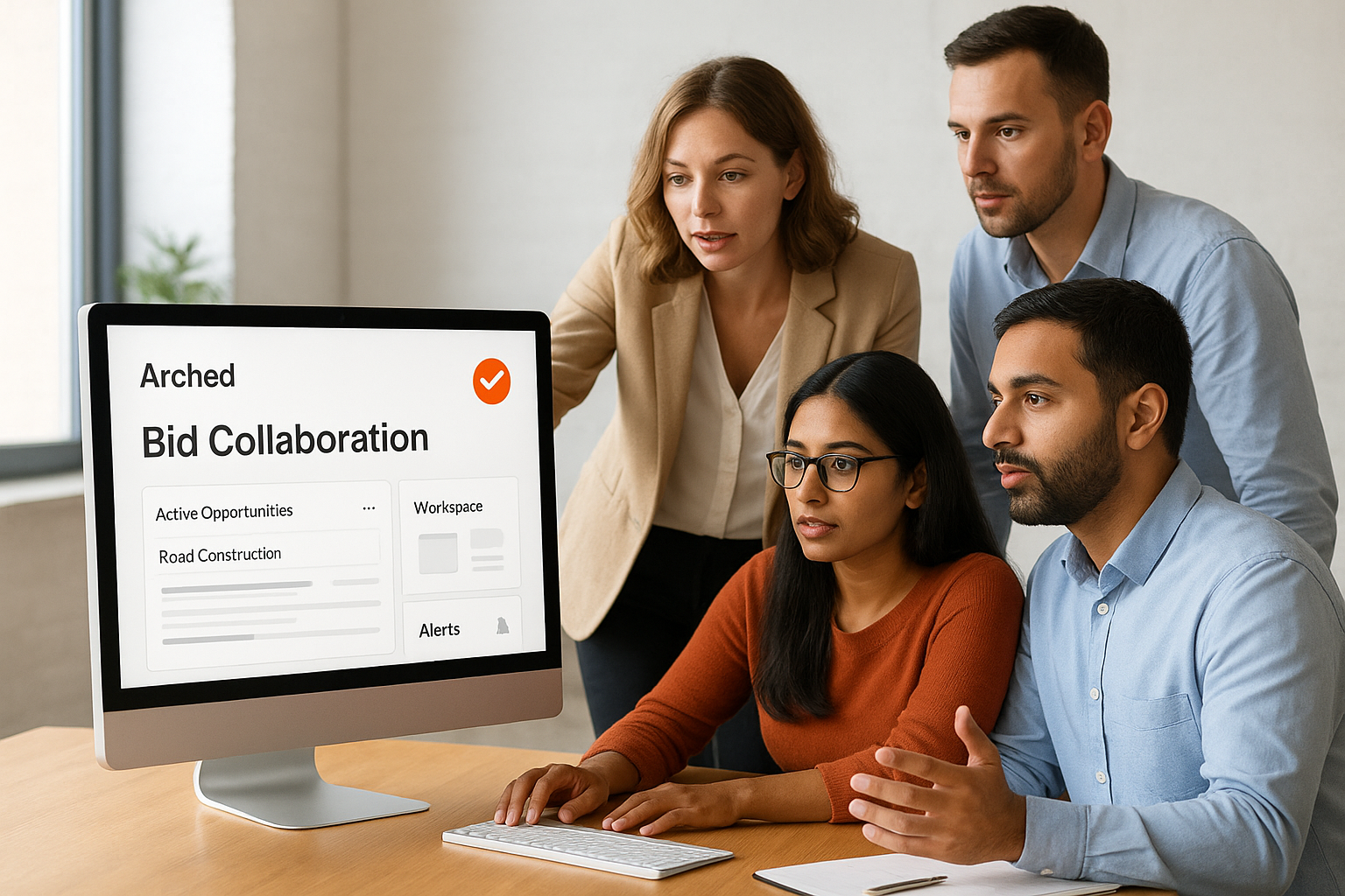 1. Centralize bid collaboration in one place with Arched