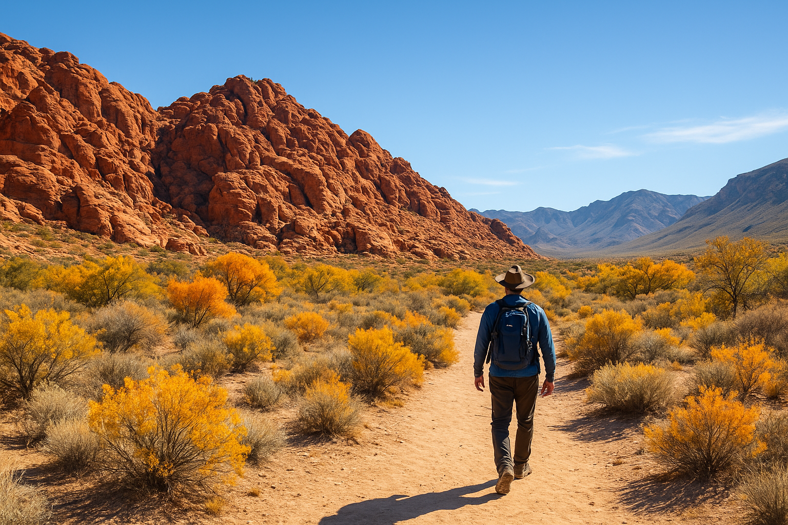 Best activities for October, including desert scenery