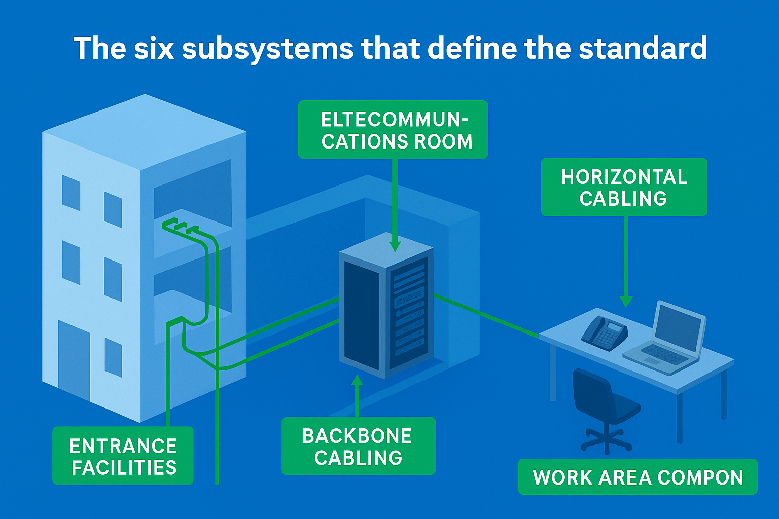 The six subsystems that define the standard