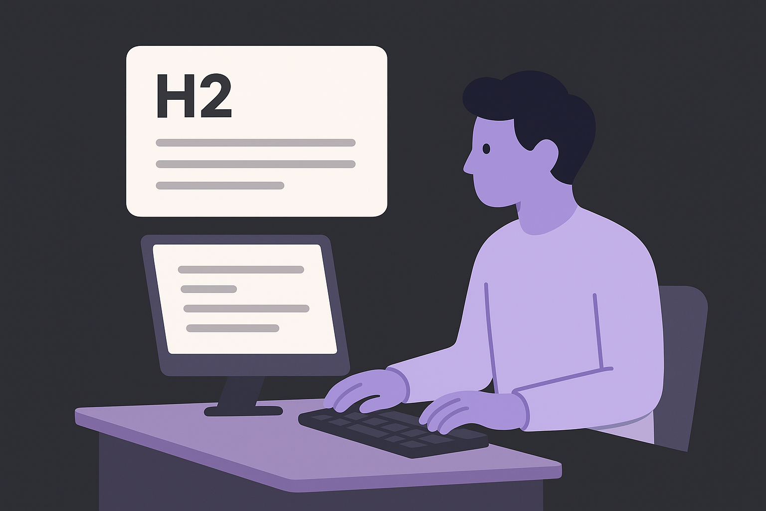 Structure headings for crawlers and readers
