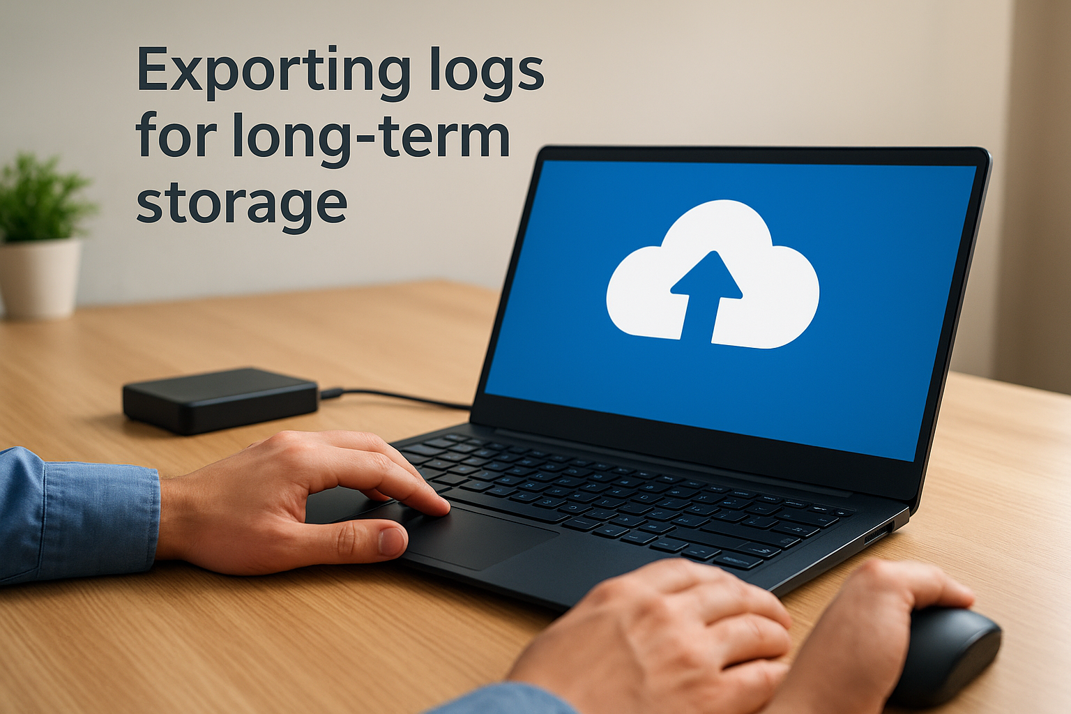 Exporting logs for long-term storage
