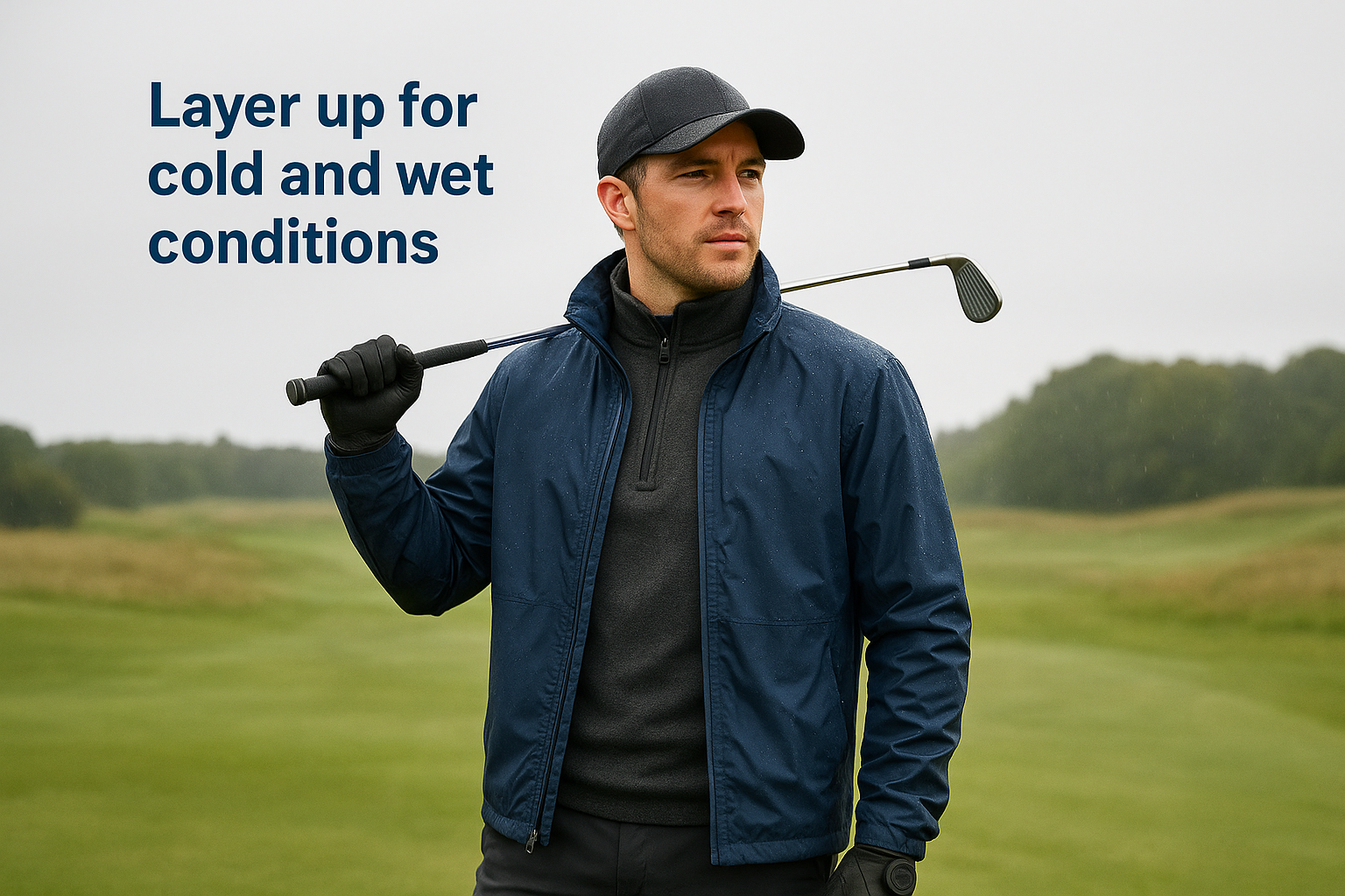 Layer up for cold and wet conditions
