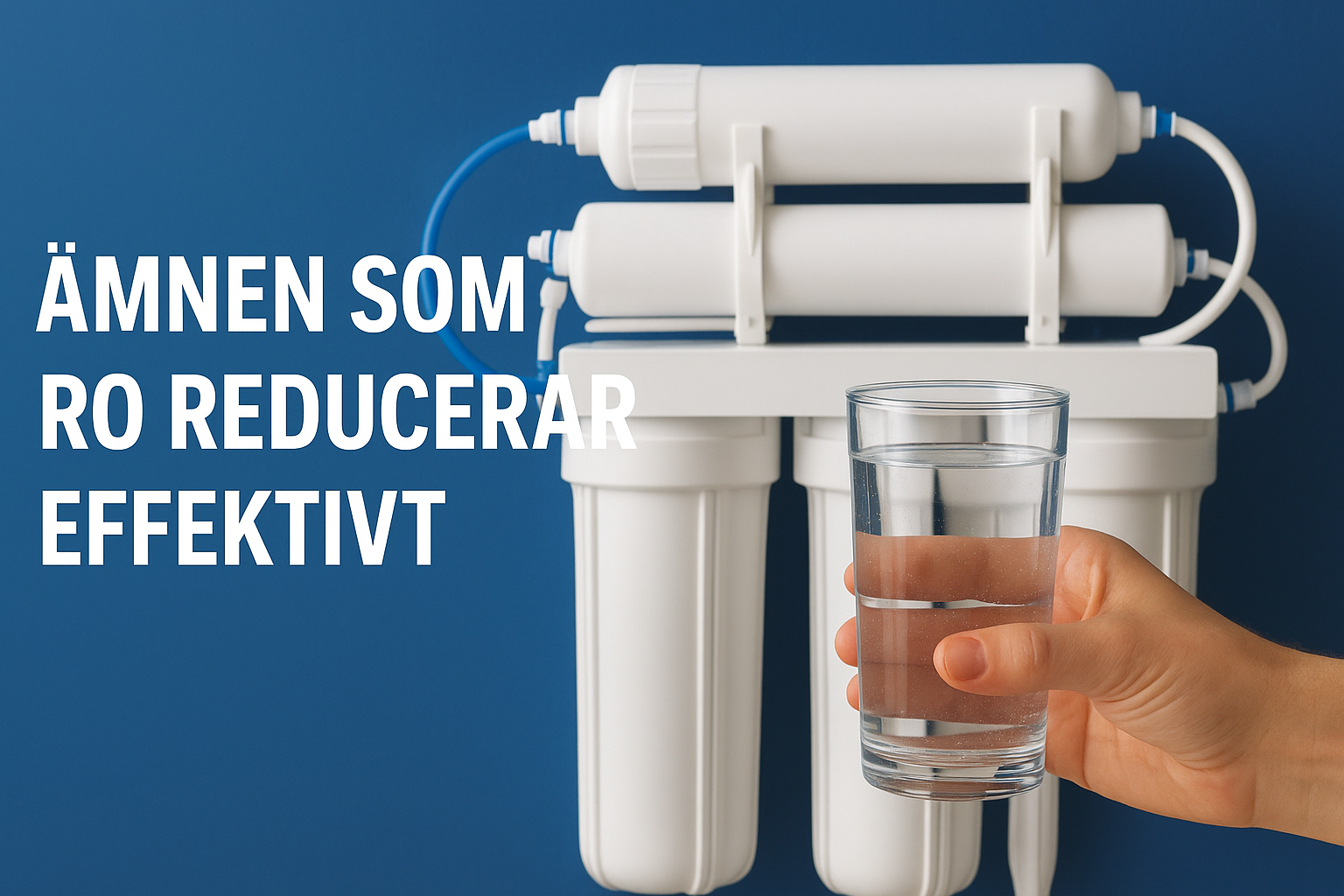 Ämnen som RO reducerar effektivt
