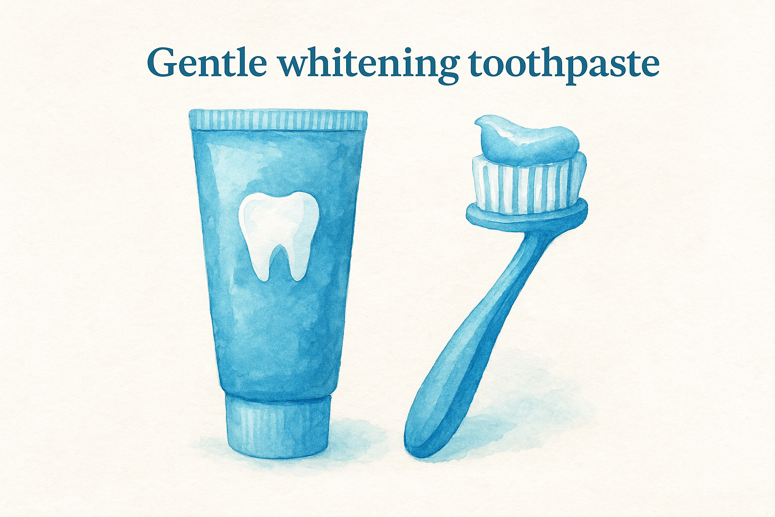 2. Gentle whitening toothpaste