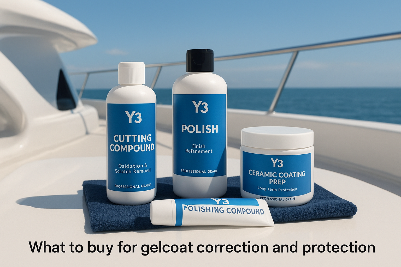What to buy for gelcoat correction and protection