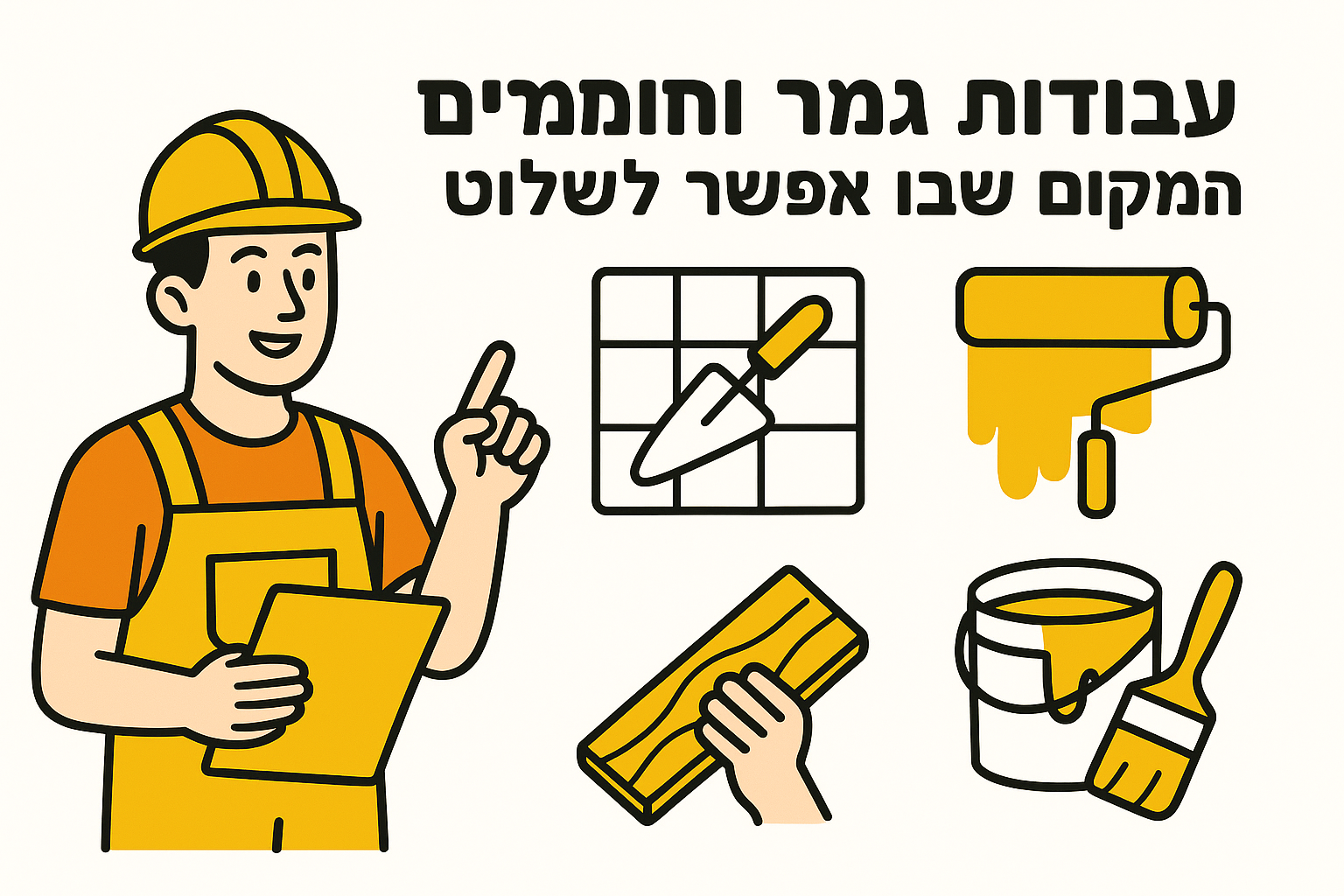 עבודות גמר וחומרים: המקום שבו אפשר לשלוט