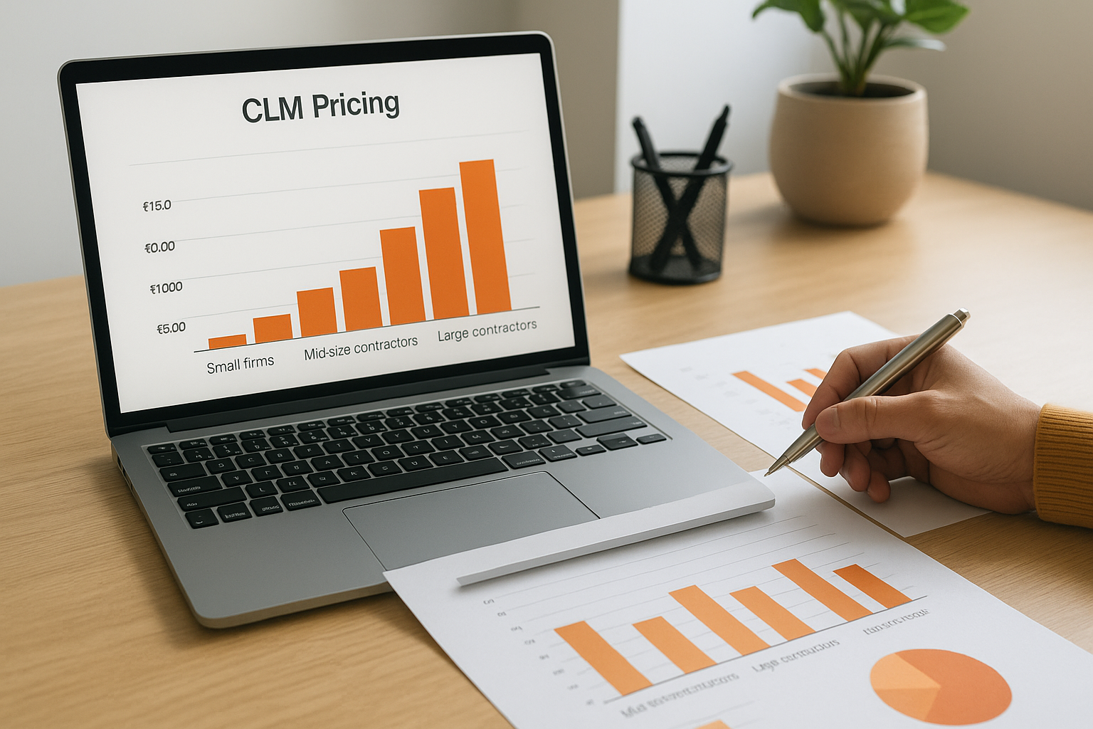Typical CLM price ranges by company size and needs
