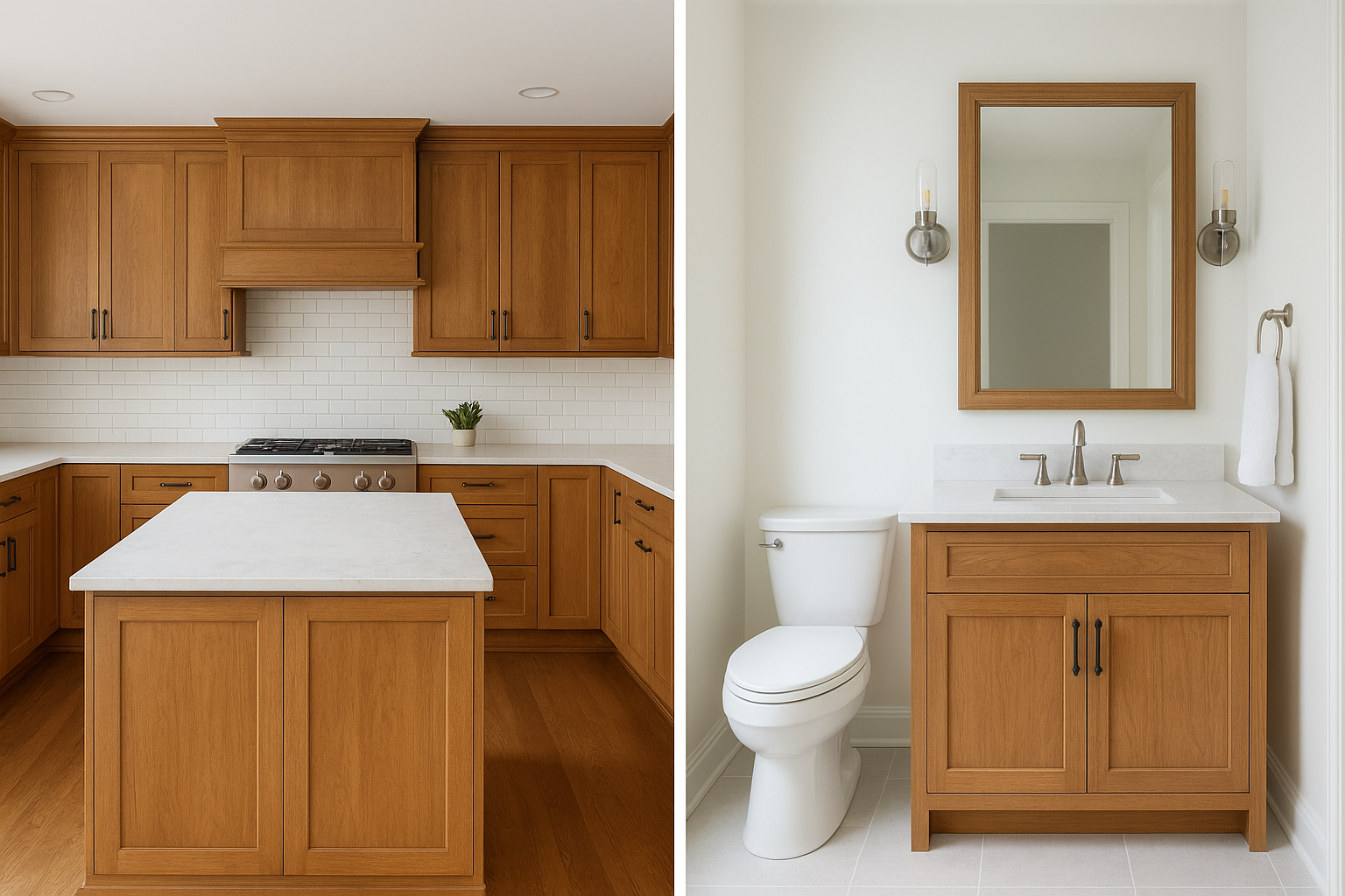 Kitchen and bathroom cabinetry