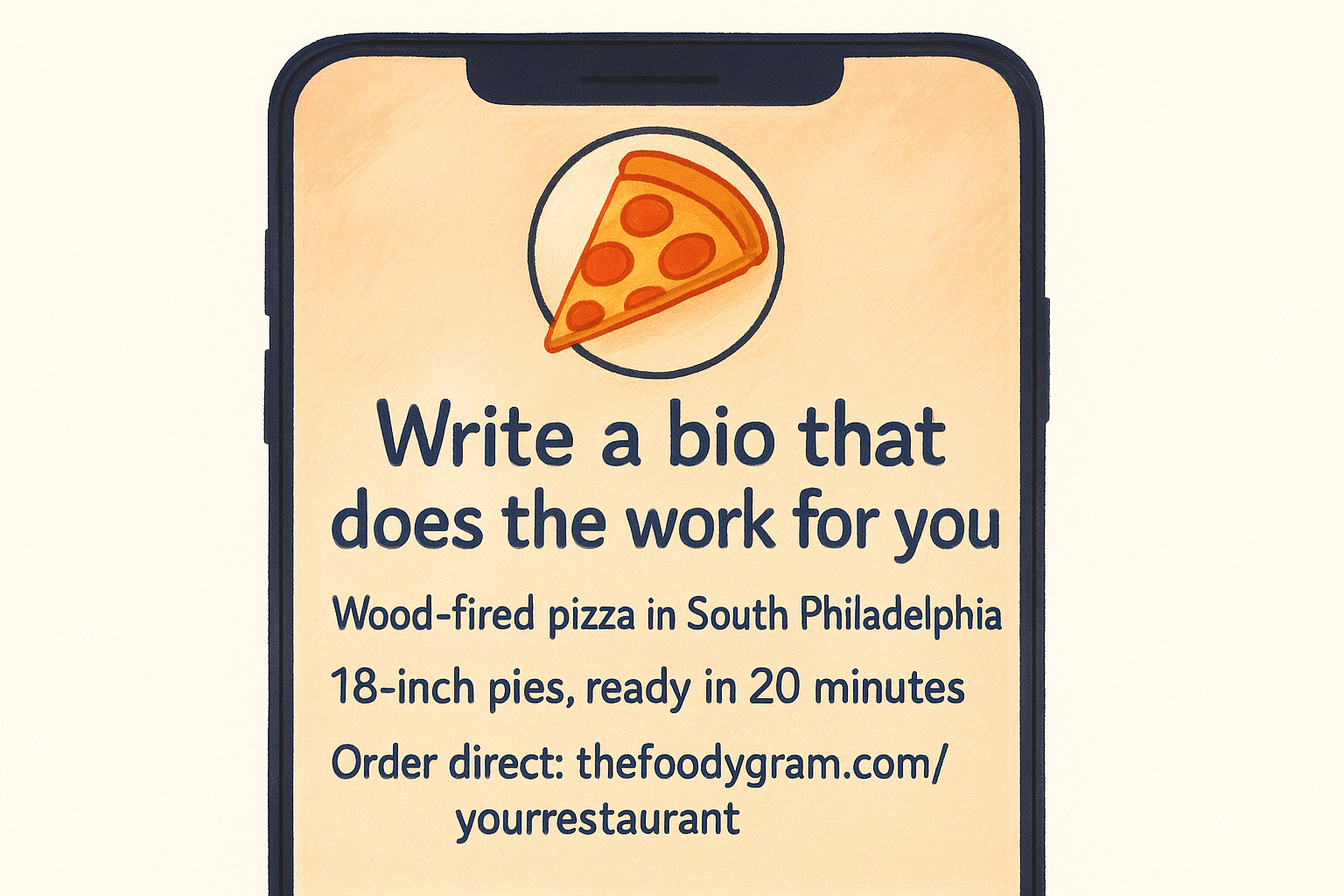 Write a bio that does the work for you