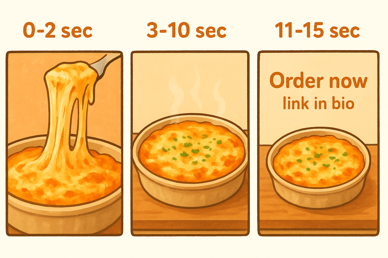 Follow a simple three-part video structure