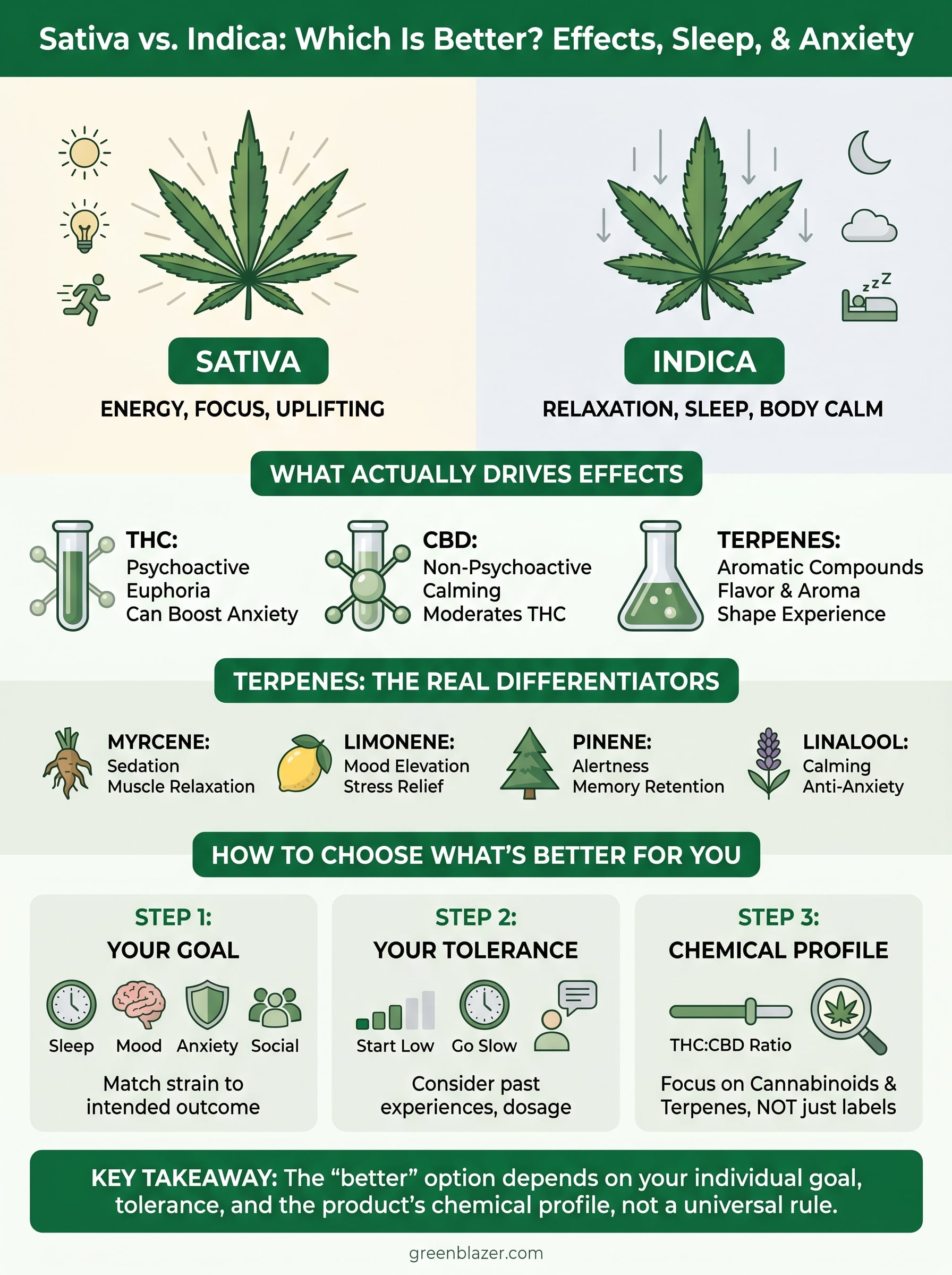 sativa vs indica which is better infographic