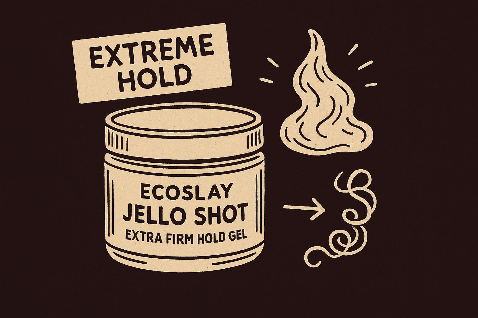 6. Ecoslay Jello Shot Extra Firm Hold Gel