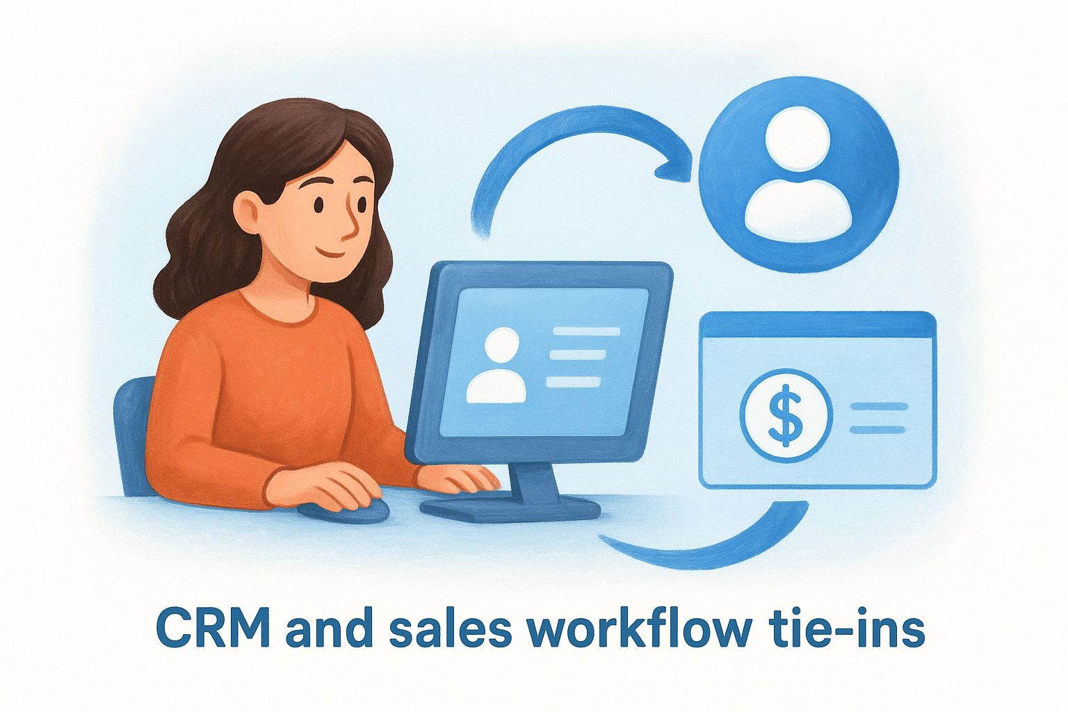 CRM and sales workflow tie-ins
