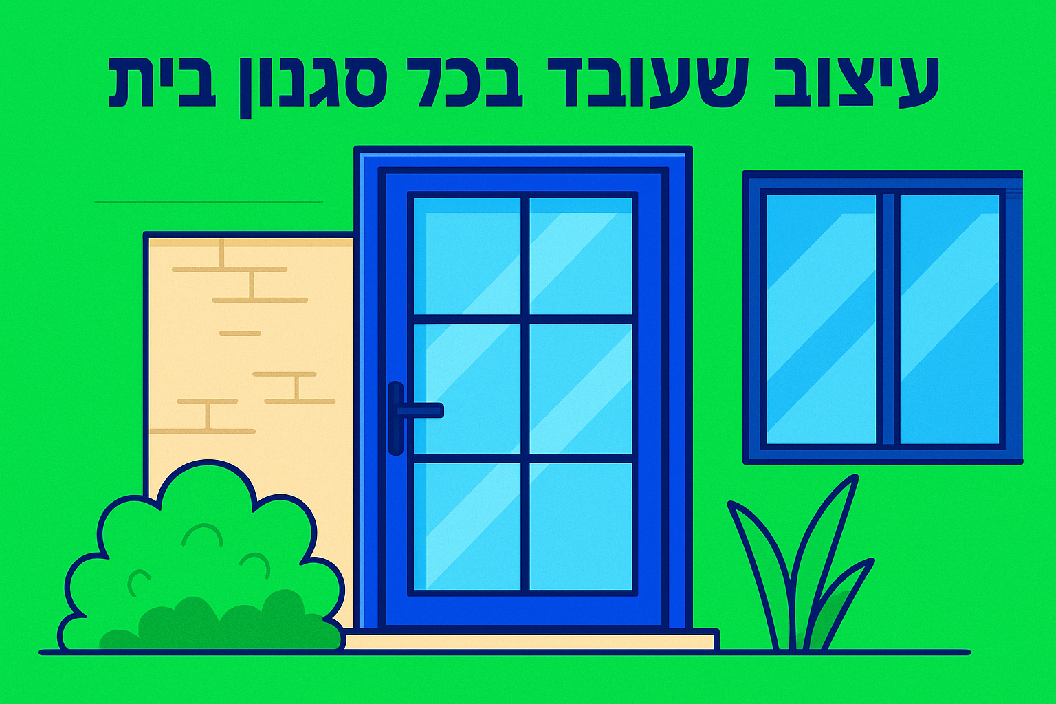 עיצוב שעובד בכל סגנון בית