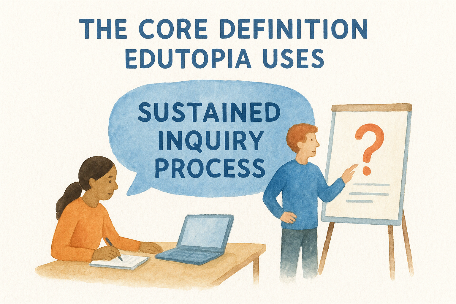 The core definition Edutopia uses
