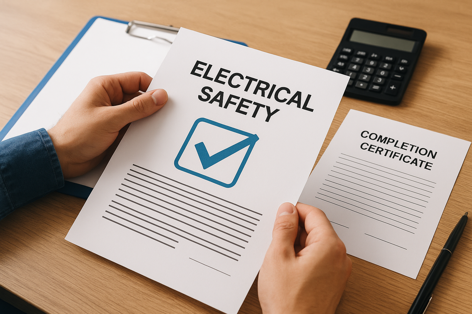 What counts as electrical safety paperwork