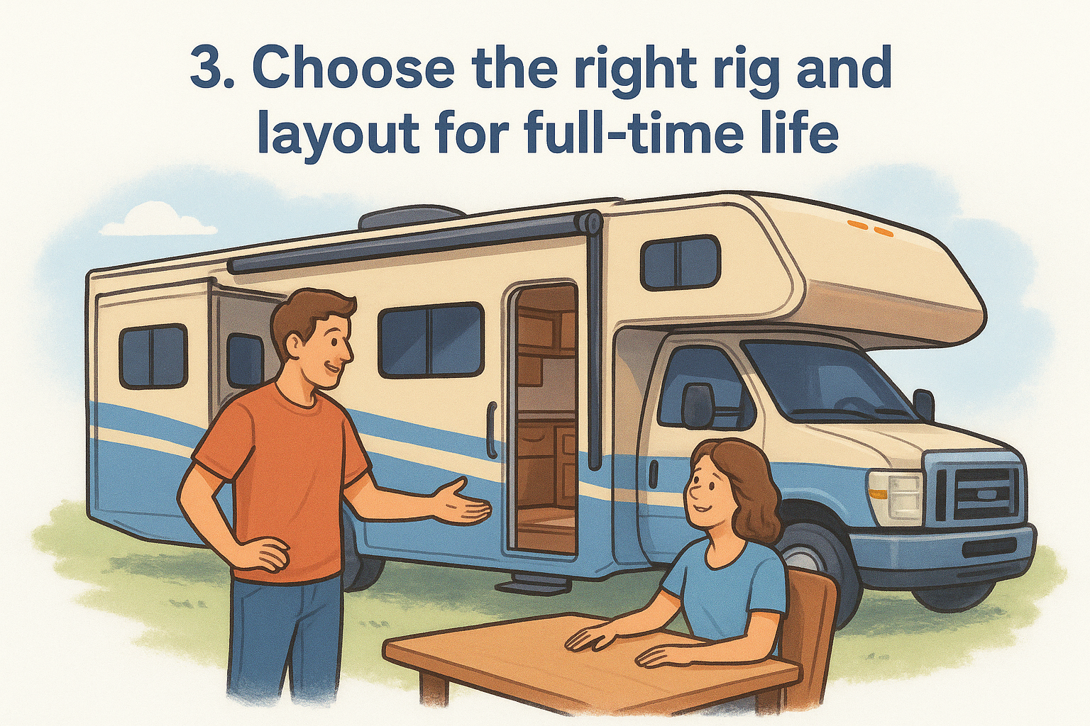 3. Choose the right rig and layout for full-time life