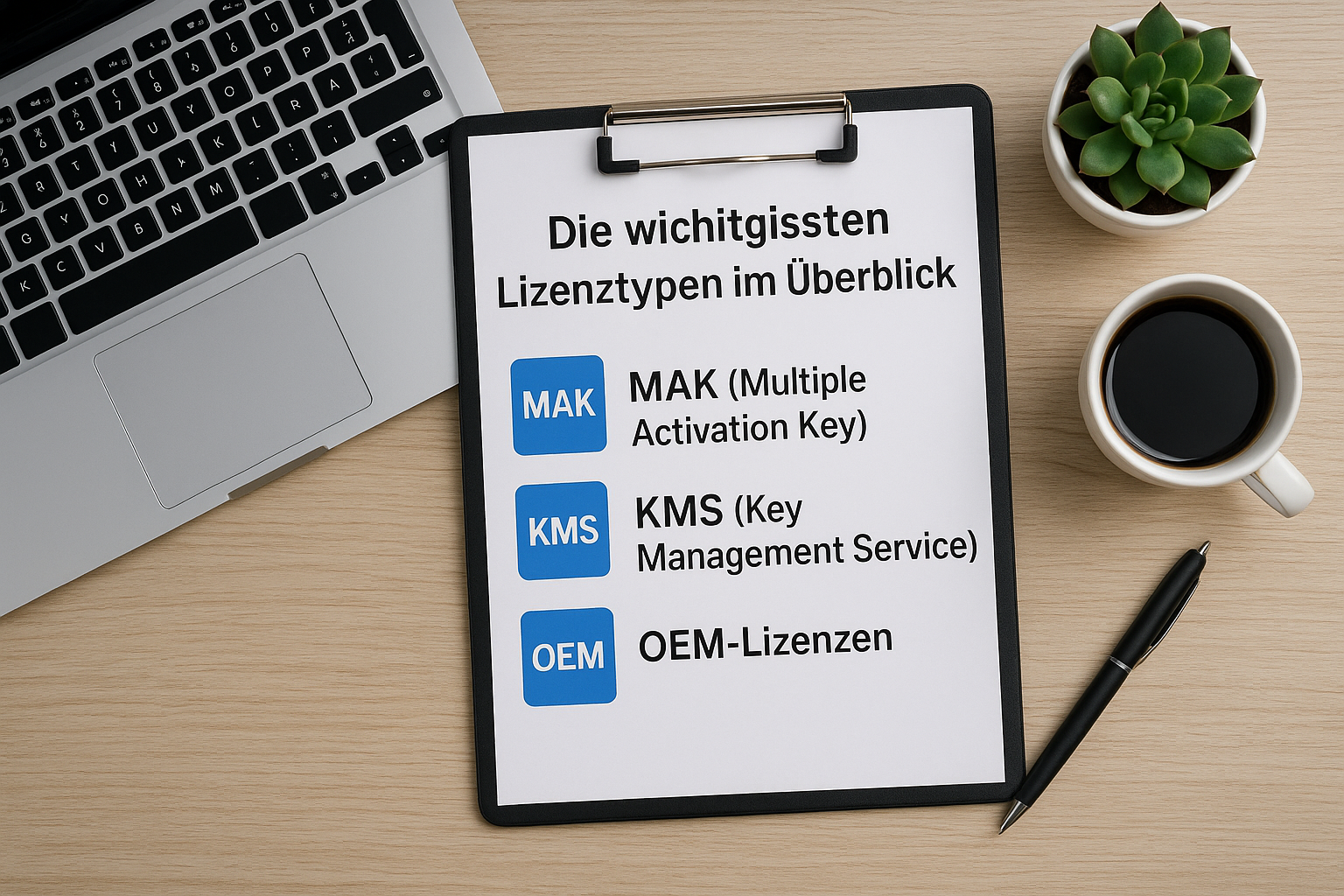 Die wichtigsten Lizenztypen im Überblick