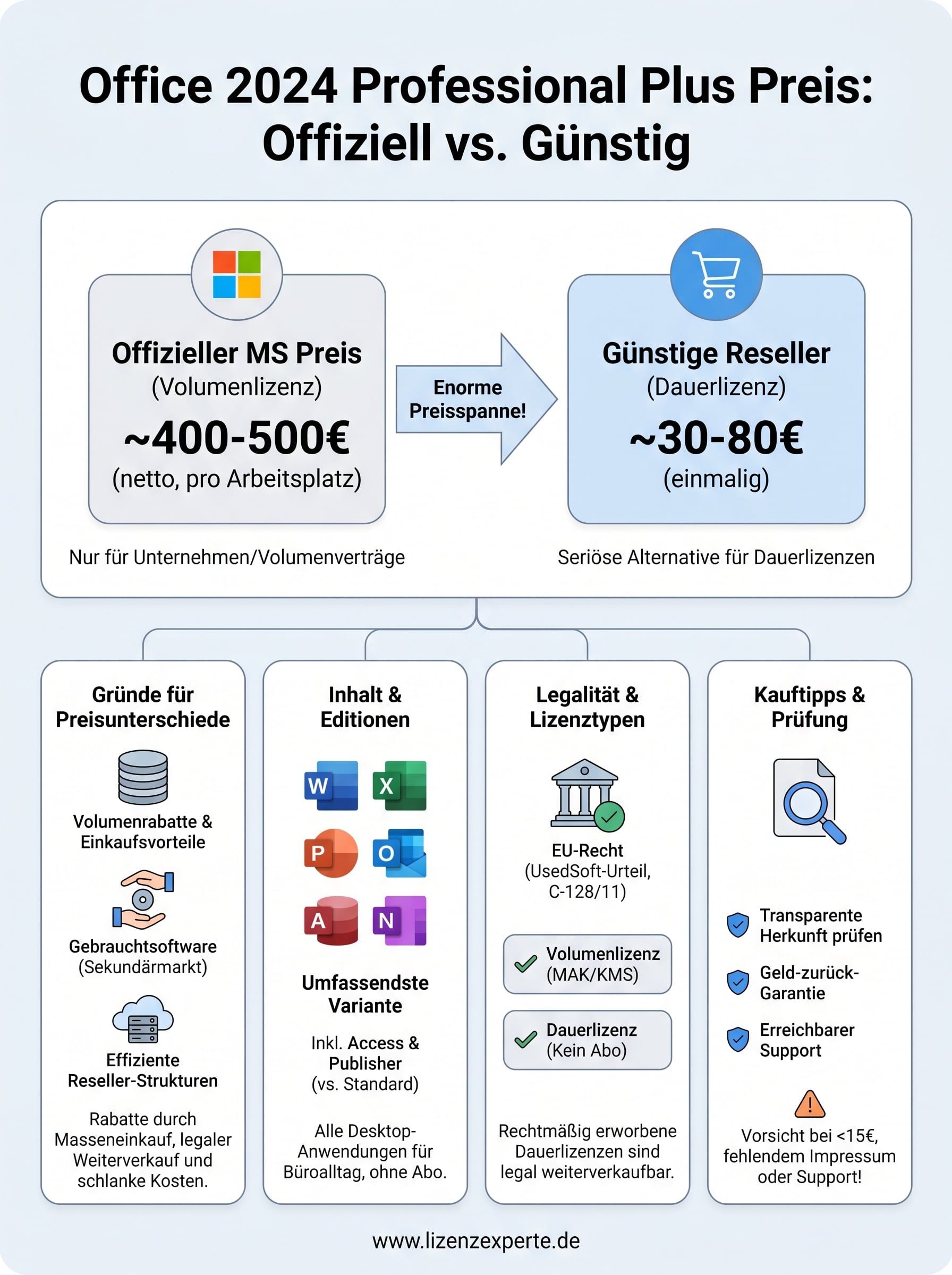 office 2024 professional plus preis infographic