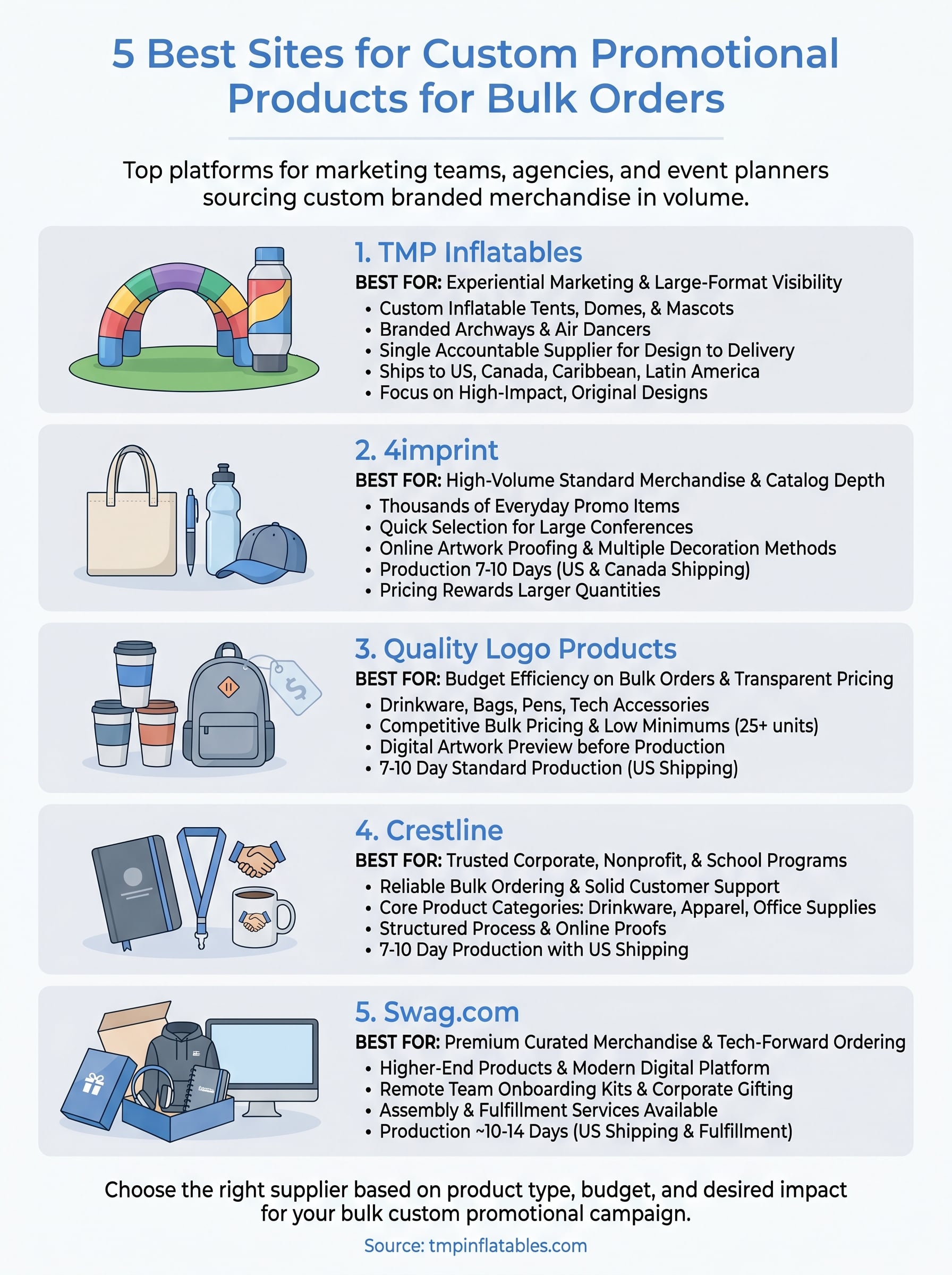 Promotionale 5 Best Sites for Custom Promotional Products for Bulk Orders - TMP ...