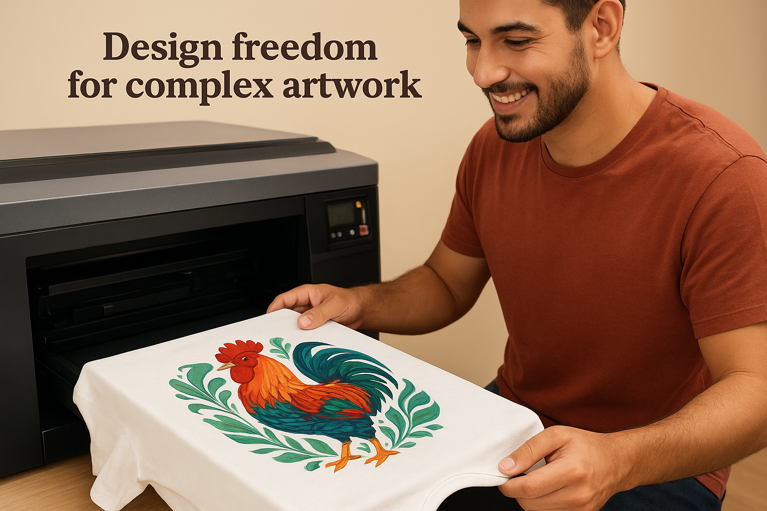 Design freedom for complex artwork