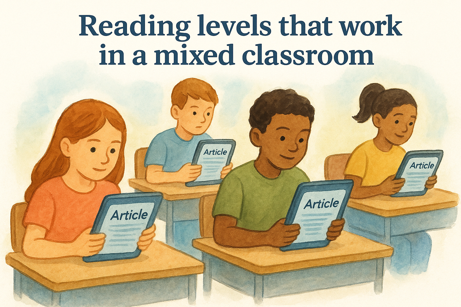 Reading levels that work in a mixed classroom
