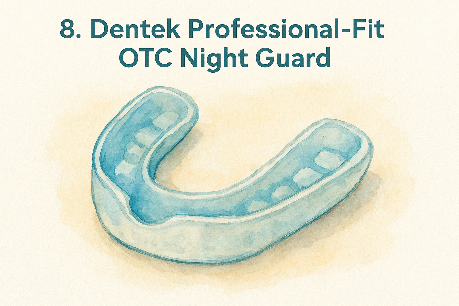 8. Dentek Professional-Fit OTC Night Guard