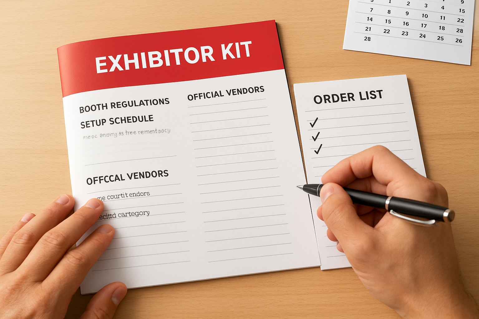 Using the kit to build your order list