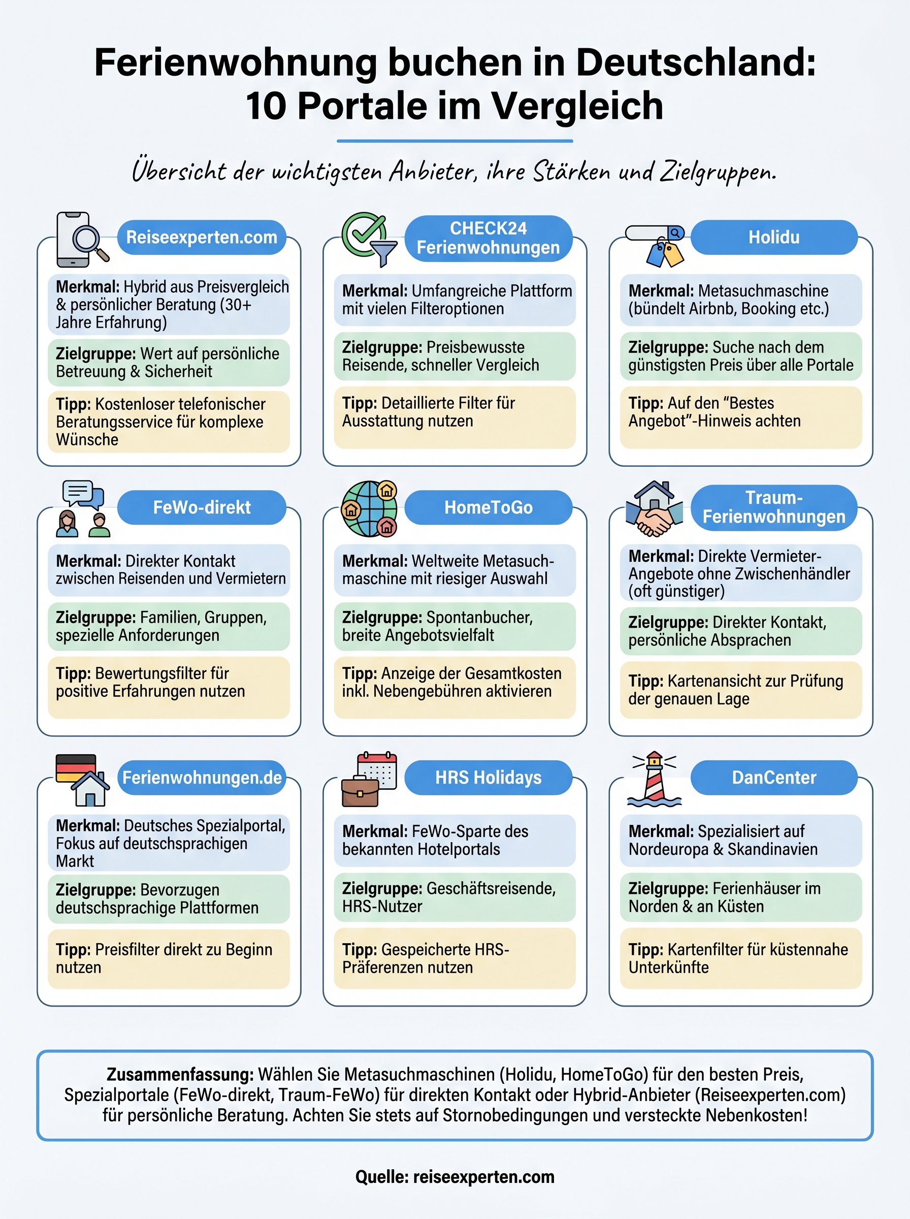 ferienwohnung buchen deutschland infographic