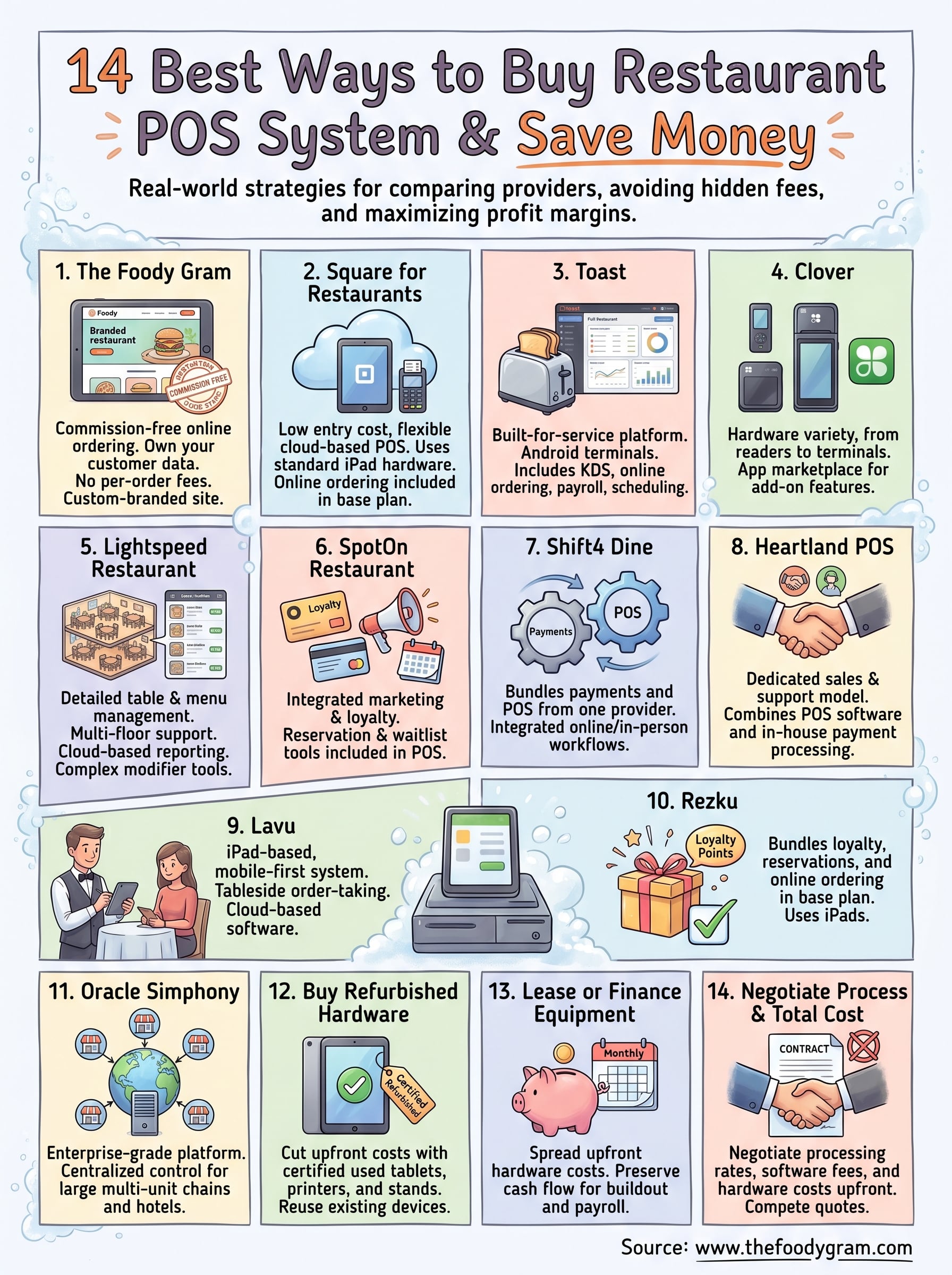 buy restaurant pos system infographic