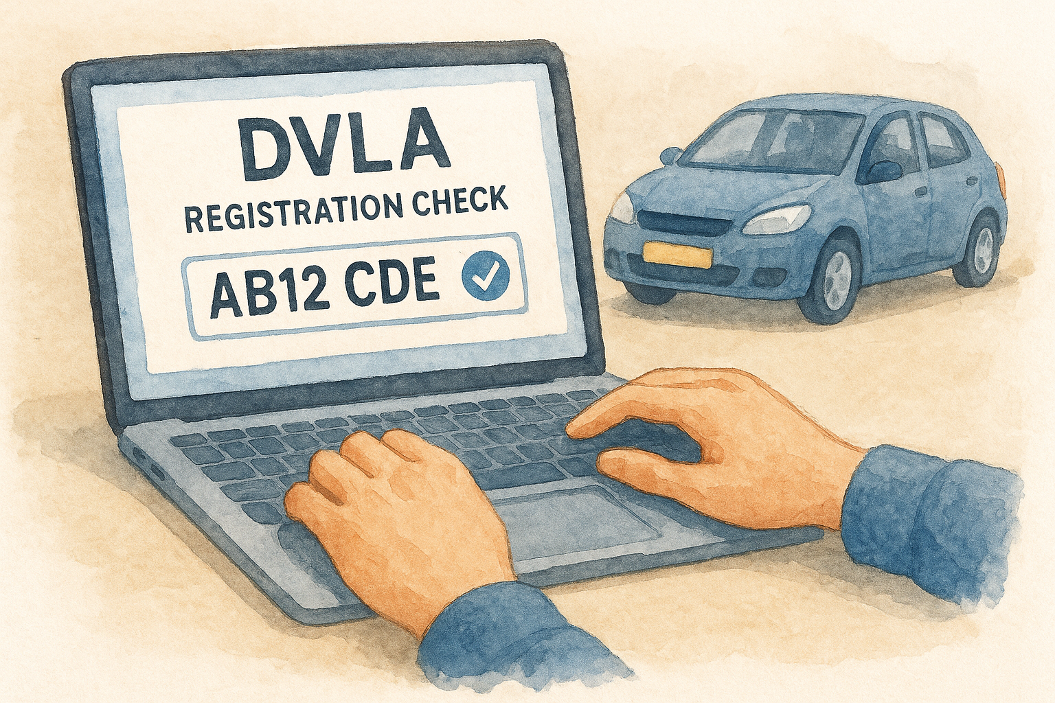 How to run the free DVLA check
