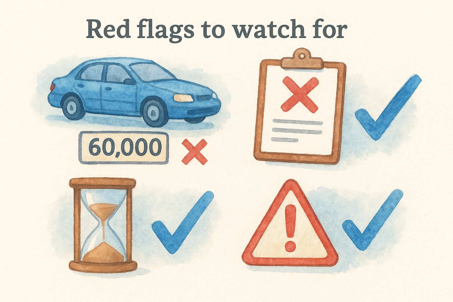 Red flags to watch for