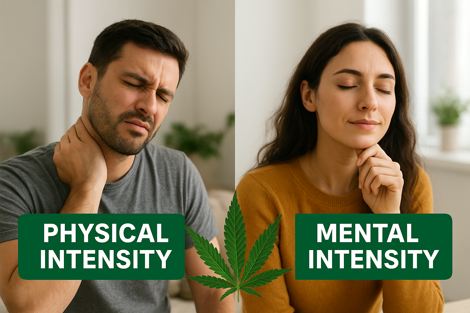 Physical intensity vs. mental intensity