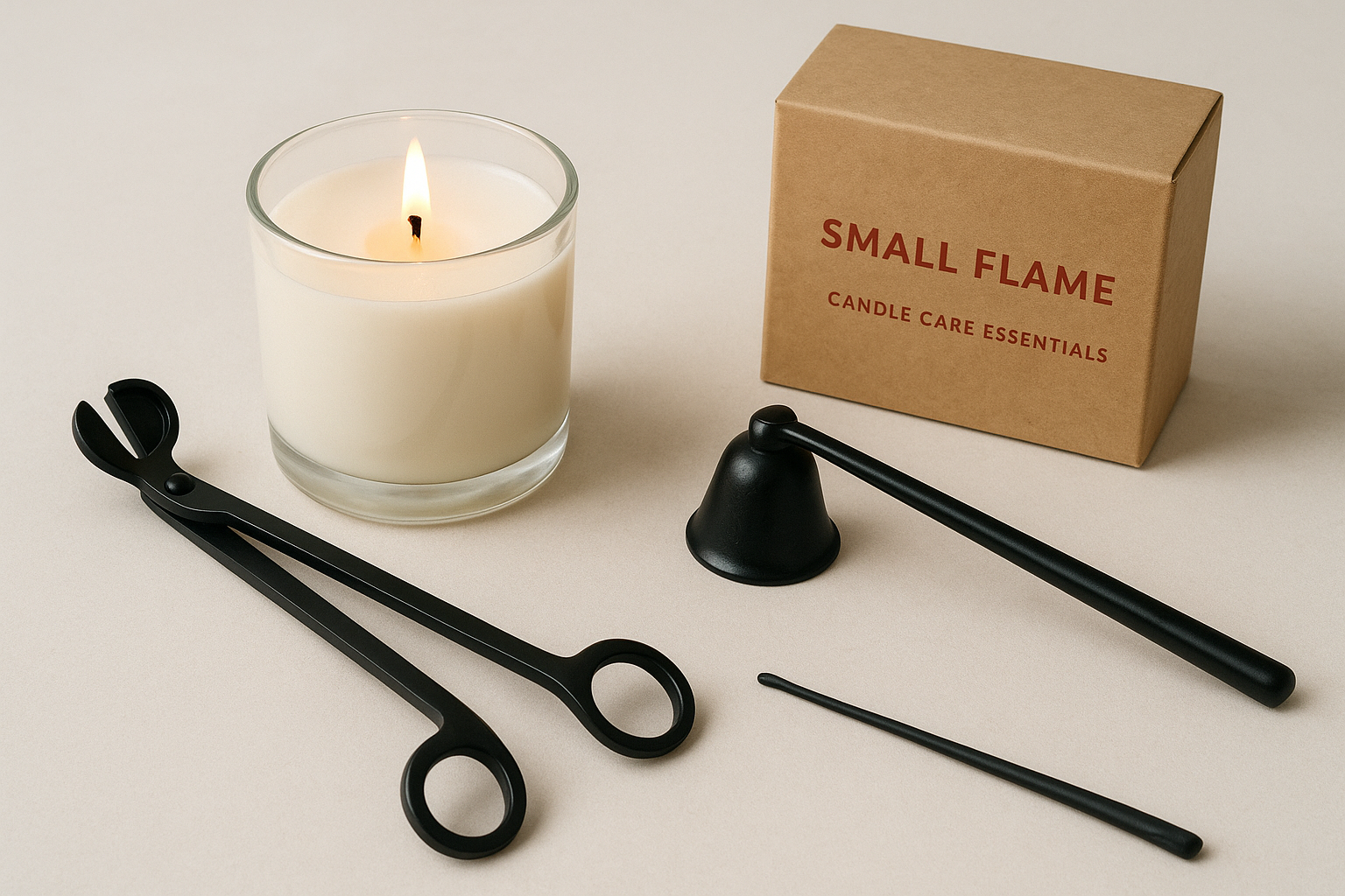 1. Small Flame Candle Company candle care essentials