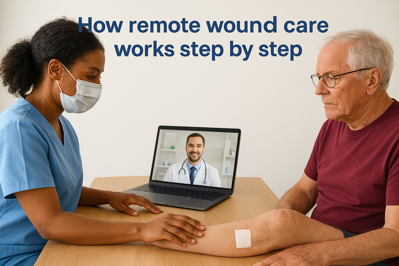 How remote wound care works step by step