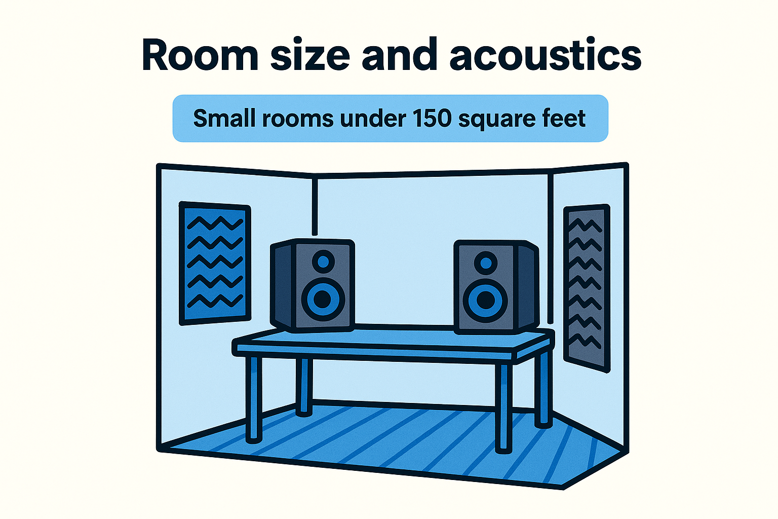 Room size and acoustics